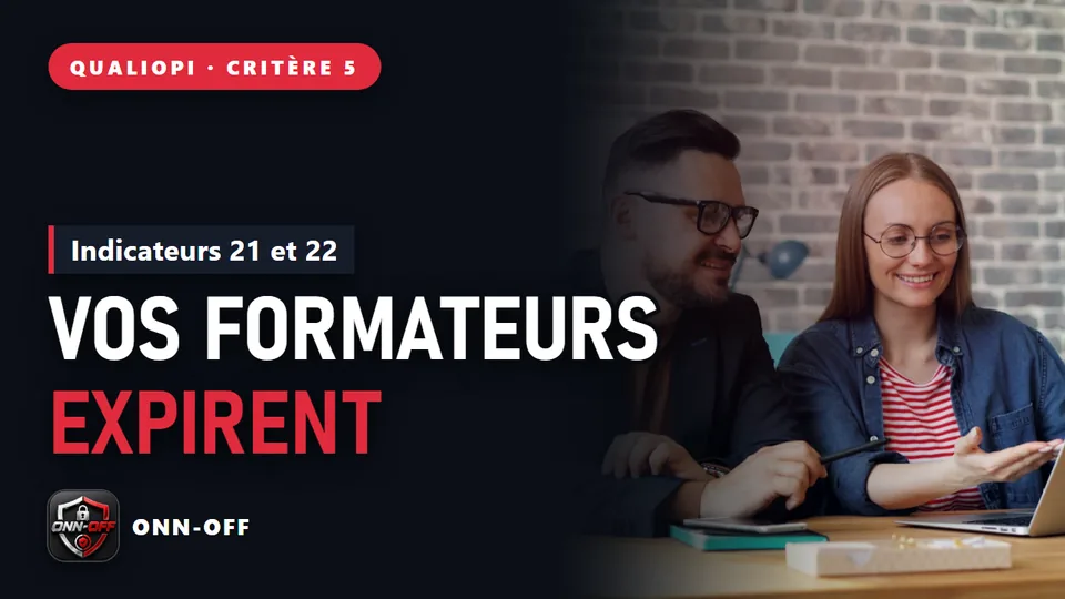 Critère 5 : les certifications de vos formateurs expirent
